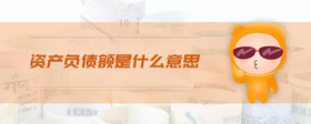 資產(chǎn)負債額是什么意思