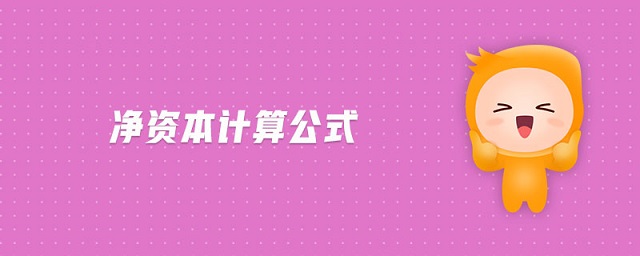 凈資本計算公式