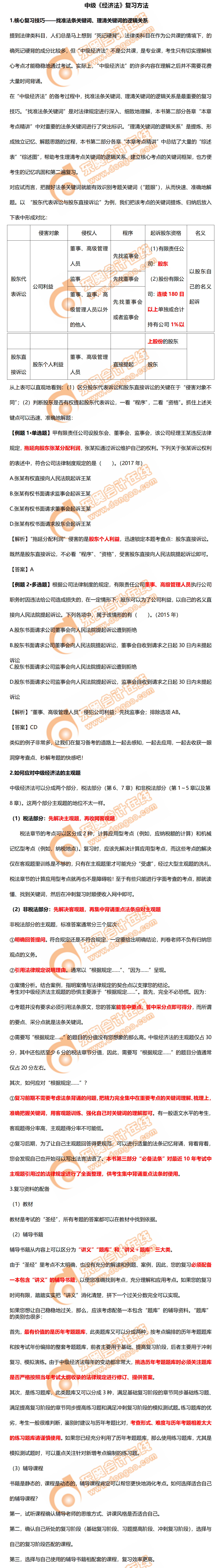 2020年中級(jí)會(huì)計(jì)《經(jīng)濟(jì)法》復(fù)習(xí)方法！中級(jí)經(jīng)濟(jì)法主觀題這樣做