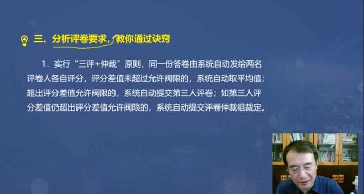 評卷要求