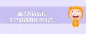 制造費(fèi)用結(jié)轉(zhuǎn)生產(chǎn)成本的會(huì)計(jì)分錄