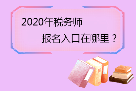 2020年稅務師全國統(tǒng)一考試報名入口在哪？