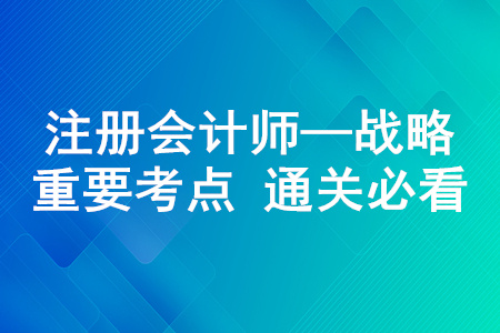 戰(zhàn)略管理過程_2020年注冊會(huì)計(jì)師《戰(zhàn)略》重要知識(shí)點(diǎn)
