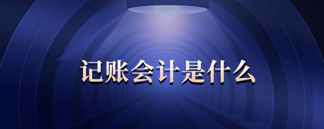 記賬會(huì)計(jì)是什么