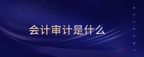 會計審計是什么
