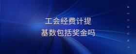 工會(huì)經(jīng)費(fèi)計(jì)提基數(shù)包括獎(jiǎng)金嗎