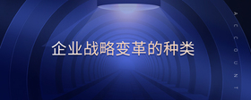 企業(yè)戰(zhàn)略變革的種類