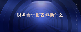 財(cái)務(wù)會(huì)計(jì)報(bào)表包括什么