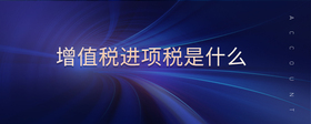 增值稅進項稅是什么