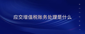 應(yīng)交增值稅賬務(wù)處理是什么