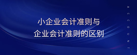 小企業(yè)會(huì)計(jì)準(zhǔn)則與企業(yè)會(huì)計(jì)準(zhǔn)則的區(qū)別