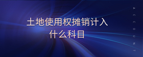 土地使用權(quán)攤銷計(jì)入什么科目