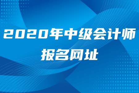 2020年中級會(huì)計(jì)師報(bào)名網(wǎng)站叫什么？