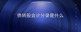 債轉(zhuǎn)股會(huì)計(jì)分錄是什么