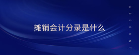 攤銷會(huì)計(jì)分錄是什么