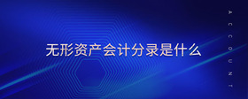 無(wú)形資產(chǎn)會(huì)計(jì)分錄是什么