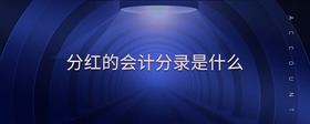 分紅的會(huì)計(jì)分錄是什么