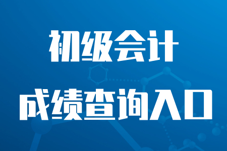 2020年初級(jí)會(huì)計(jì)成績(jī)查詢?nèi)肟谑侨珖?guó)會(huì)計(jì)資格評(píng)價(jià)網(wǎng)嗎？