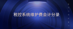 稅控系統(tǒng)維護費會計分錄