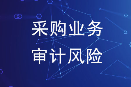 采購業(yè)務中常見的審計風險有哪些？