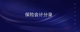 保險(xiǎn)會計(jì)分錄