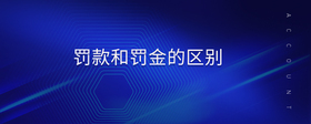 罰款和罰金的區(qū)別