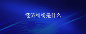 經(jīng)濟(jì)糾紛是什么