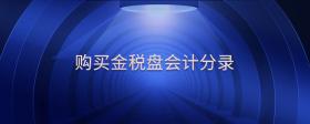 購(gòu)買(mǎi)金稅盤(pán)會(huì)計(jì)分錄