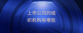 上市公司的組織機(jī)構(gòu)有哪些