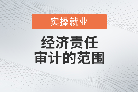 經(jīng)濟責任審計的范圍都是什么？