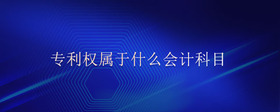 專利權(quán)屬于什么會(huì)計(jì)科目