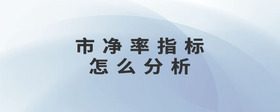 市凈率指標(biāo)怎么分析