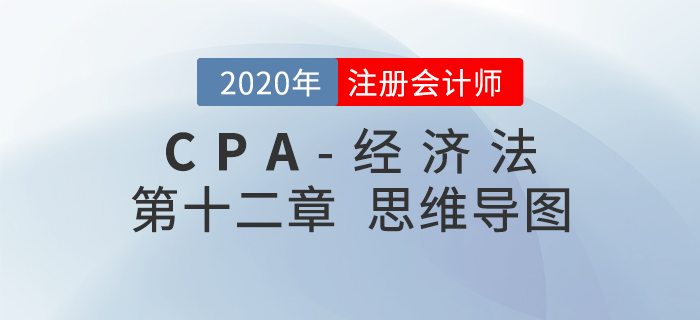 2020年注會《經(jīng)濟法》第十二章思維導圖及自測習題