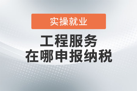 工程服務(wù)在哪申報納稅？