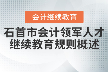 2020年湖北省石首市（領(lǐng)軍人才）會(huì)計(jì)繼續(xù)教育規(guī)則概述