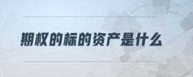 期權(quán)的標的資產(chǎn)是什么