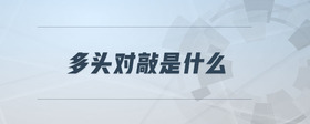 多頭對(duì)敲是什么