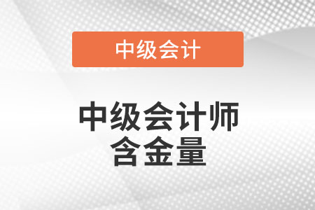 中級(jí)會(huì)計(jì)師含金量高嗎