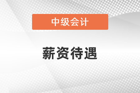 中級(jí)會(huì)計(jì)師薪資待遇怎么樣一般月薪是多少