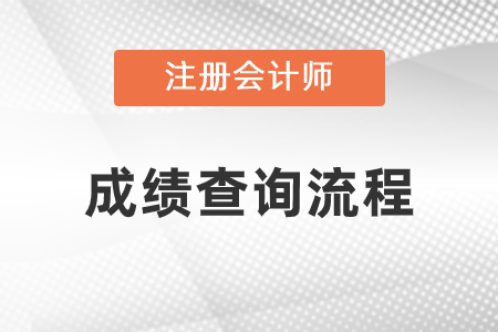 2020年cpa成績(jī)查詢(xún)流程