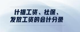 計提工資,社保,發(fā)放工資的會計分錄