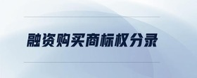 融資購買商標權分錄