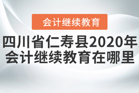 四川省仁壽縣2020年會(huì)計(jì)繼續(xù)教育在哪里?