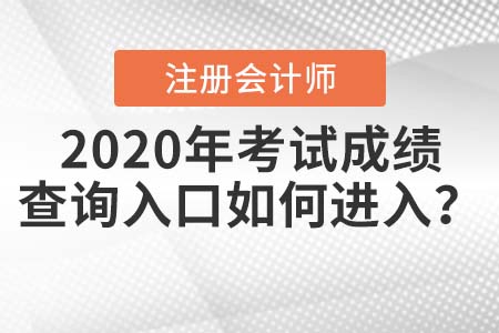 2020年中注協(xié)注冊(cè)會(huì)計(jì)師考試成績(jī)查詢?nèi)肟谌绾芜M(jìn)入？