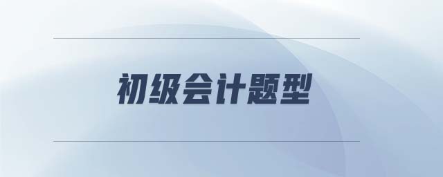 初級(jí)會(huì)計(jì)題型