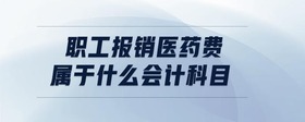 職工報(bào)銷醫(yī)藥費(fèi)屬于什么會計(jì)科目