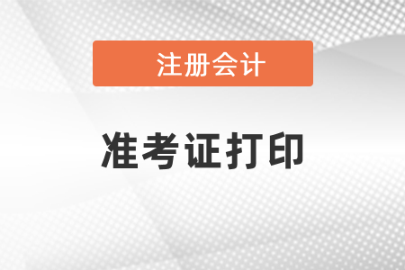 2021年深圳注冊(cè)會(huì)計(jì)師準(zhǔn)考證提前發(fā)？