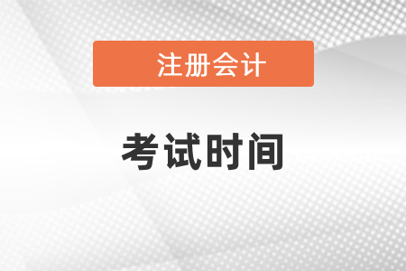 2021湖南省株洲年注冊會計師考試時間公布
