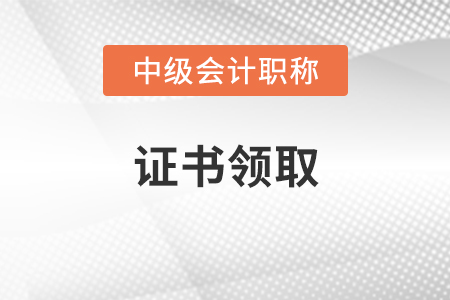 上海中級(jí)會(huì)計(jì)證書(shū)領(lǐng)取2020年公布了嗎