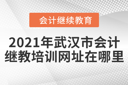 2021年武漢市會計人員繼續(xù)教育培訓網(wǎng)址在哪里？